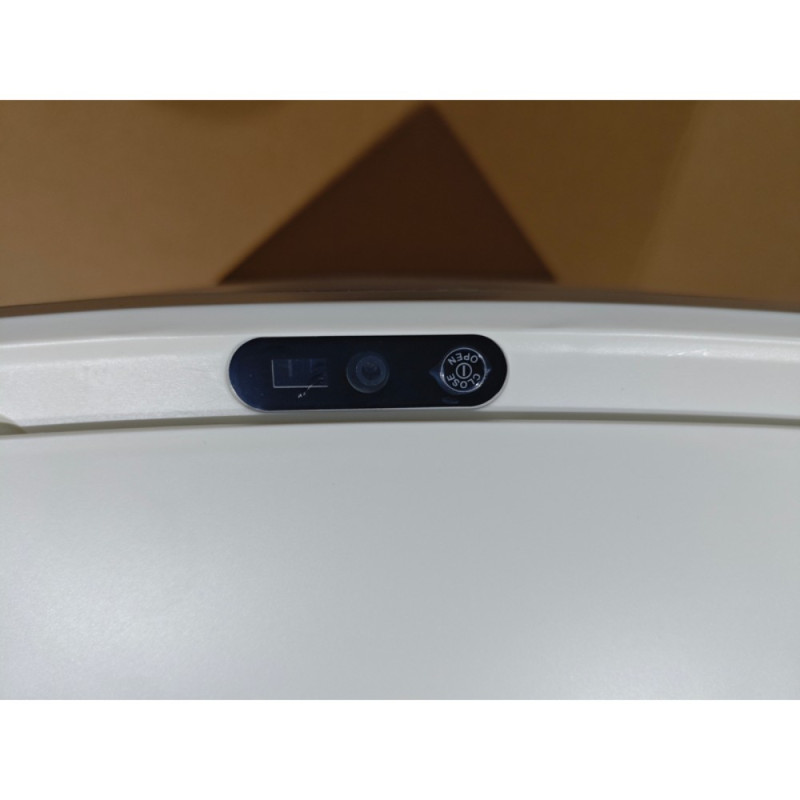 Мусорное ведро сенсорное прямоугольное Mixxus WAVE-TC0110 White 10 л цвет белый (MI7073)