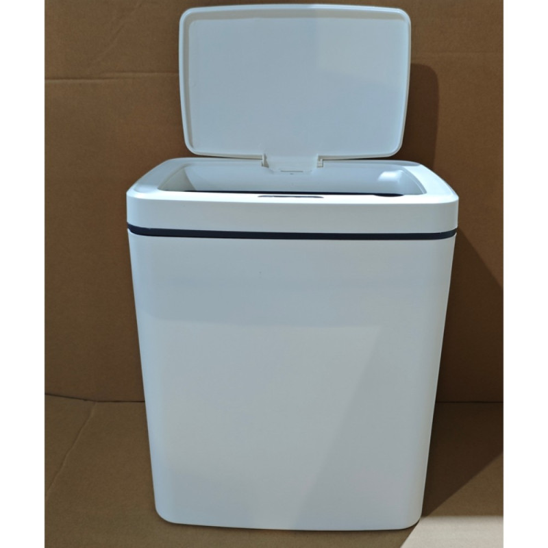 Мусорное ведро сенсорное прямоугольное Mixxus WAVE-TC0110 White 10 л цвет белый (MI7073)