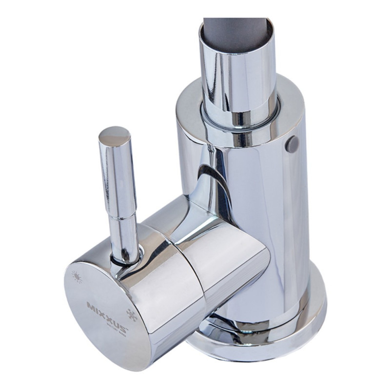 Смеситель для кухни Mixxus SUS-011 Chrome Refl.Black (нерж. сталь) (MI6223)
