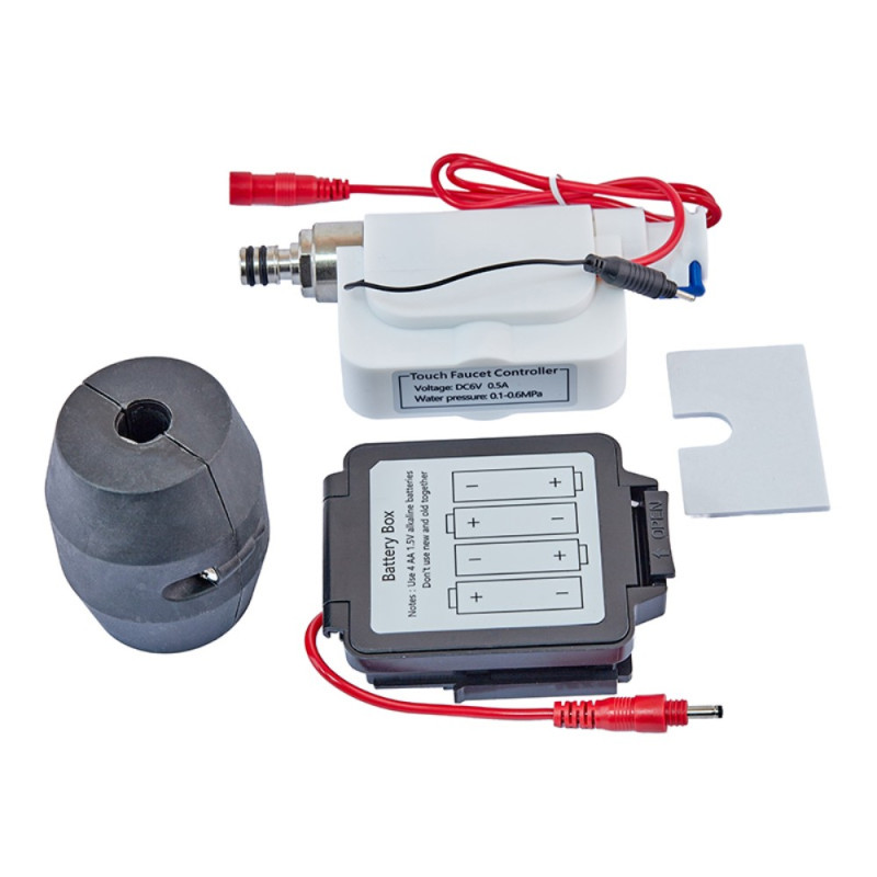 Смеситель для кухни сенсорный с выдвижной лейкой Mixxus LUX-014 Sensor (нерж. сталь) (MI6230)