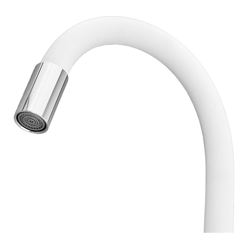 Смеситель для кухни Mixxus SUS-011 Chrome Refl.White (нерж. сталь) (MI6233)