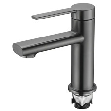 Змішувач для умивальника Mixxus Lord 001 Nut Graphite (Колір графіт) (MI7137)