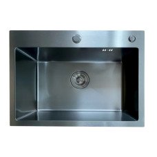 Мойка Mixxus MH5843 Micro Decor Black (3.0/0.8) из нерж. стали (цвет черный) (MI8219)
