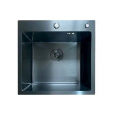 Мойка Mixxus MH5050 Micro Decor Black (3.0/0.8) с нерж. стали (цвет черный) (MI8215)