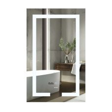 Зеркало Mixxus HARD MR06-60x80 с Led Touch, Anti-fog, димером, регулятором яркости, часами (MI6929)
