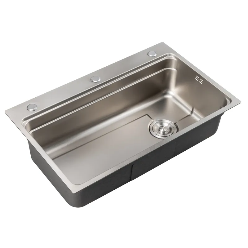 Мойка из нержавеющей стали Mixxus MS7546-Set-01 Micro Decor SS Color (3.0/0.8) комплект (нерж.) (MI8391)