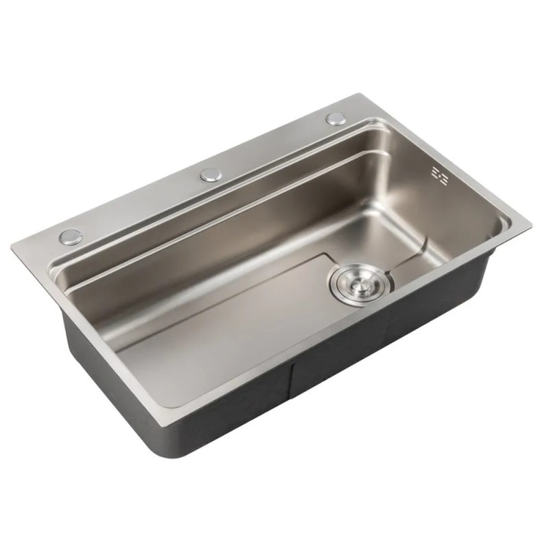 Мойка из нержавеющей стали Mixxus MS7546-Set-01 Micro Decor SS Color (3.0/0.8) комплект (нерж.) (MI8391)