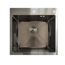 Мойка Mixxus MH5050 Decor Nano-Black из нерж. стали (цвет графит) (MX1929)