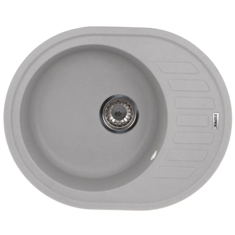 Мийка кухонна Zerix ZS-6250R-09 Сіра (ZX4551)