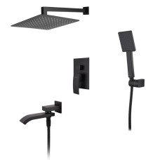 Встраиваемая душевая система со смесителем Koer KB-66007-05 (Цвет черный) (KR3465)