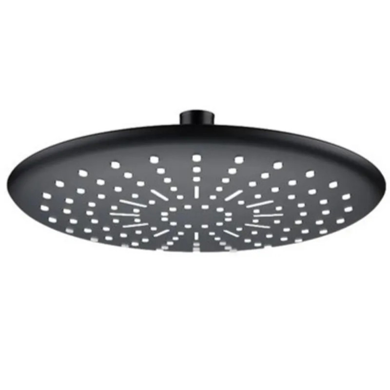 Лійка для душу стельова Mixxus SH-15-OH Black (230мм) (LE2783)