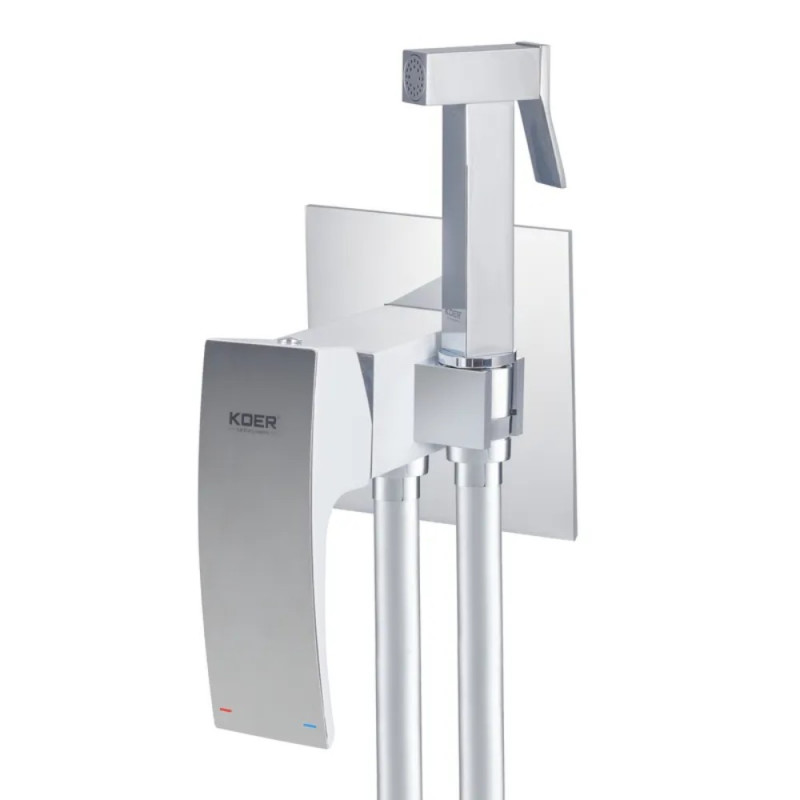 Смеситель для гигиенического душа Koer KB-23007-01 (Цвет хром) (KR3468)