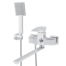 Смеситель для ванны с длинным изливом Koer KB-42007-01 (Цвет хром) (KR3456)