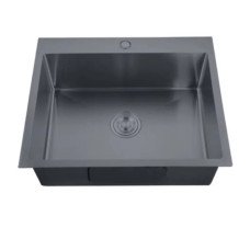 Мийка Zerix ZH5045-215 Nano-Black (3.0/0.8) з нерж. сталі  (MX1580)