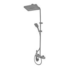 Душевая колонна со смесителем Mixxus Premium RIVIERA 009-J GRAPHITE с кнопкой переключения, 4 режима (MI6835)