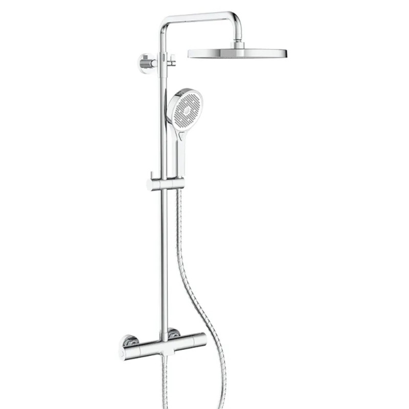 Душевая колонна с термостатическим смесителем Koer KB-55013-01 (Цвет хром) (KR4730)