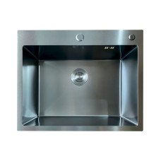 Мойка Mixxus MH6050 Micro Decor Black (3.0/0.8) из нерж. стали (цвет черный) (MI8223)