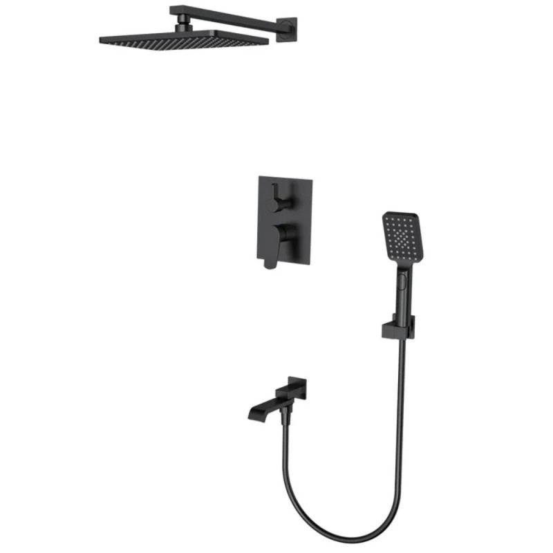 Встраиваемая душевая система Mixxus Premium DALI 009 INNER BOX Black (MI6755)
