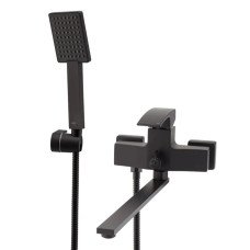 Смеситель для ванны с длинным изливом Koer KB-42007-05 (Цвет черный) (KR3457)