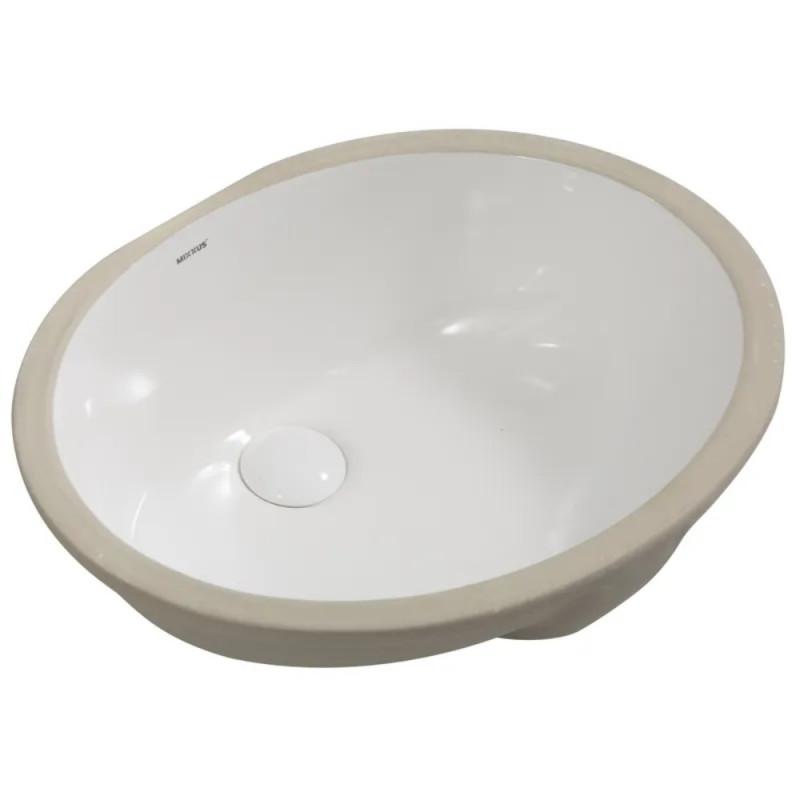 Раковина врезная под столешницу MIXXUS PREMIUM TOPPER-1701 495х405х205mm с переливом (MP6568)