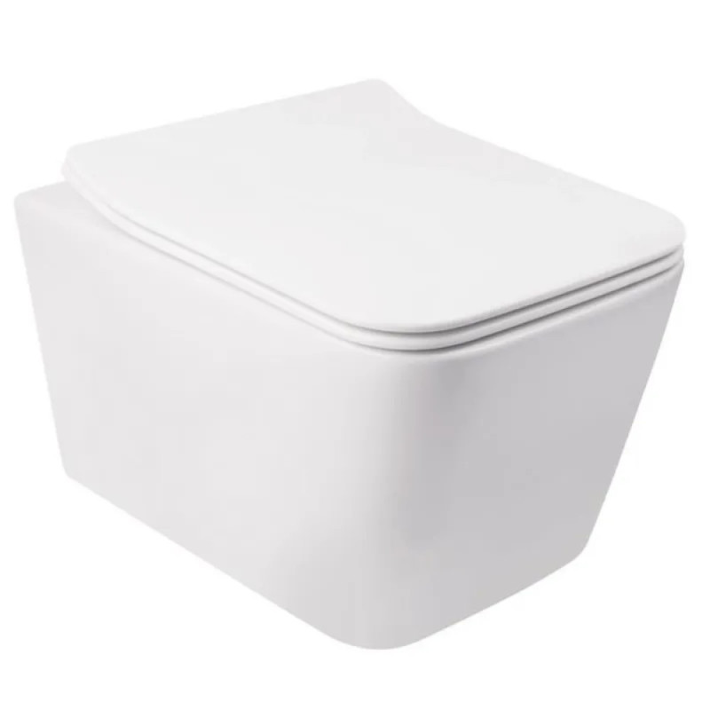 Унітаз підвісний Mixxus QUADRO-0304-R 520x360x365mm, система змиву RIMLESS (MI6707)