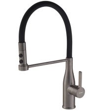Смеситель для кухни Mixxus Premium Summer 017 GRAPHITE REFL.BLACK (MI6962)