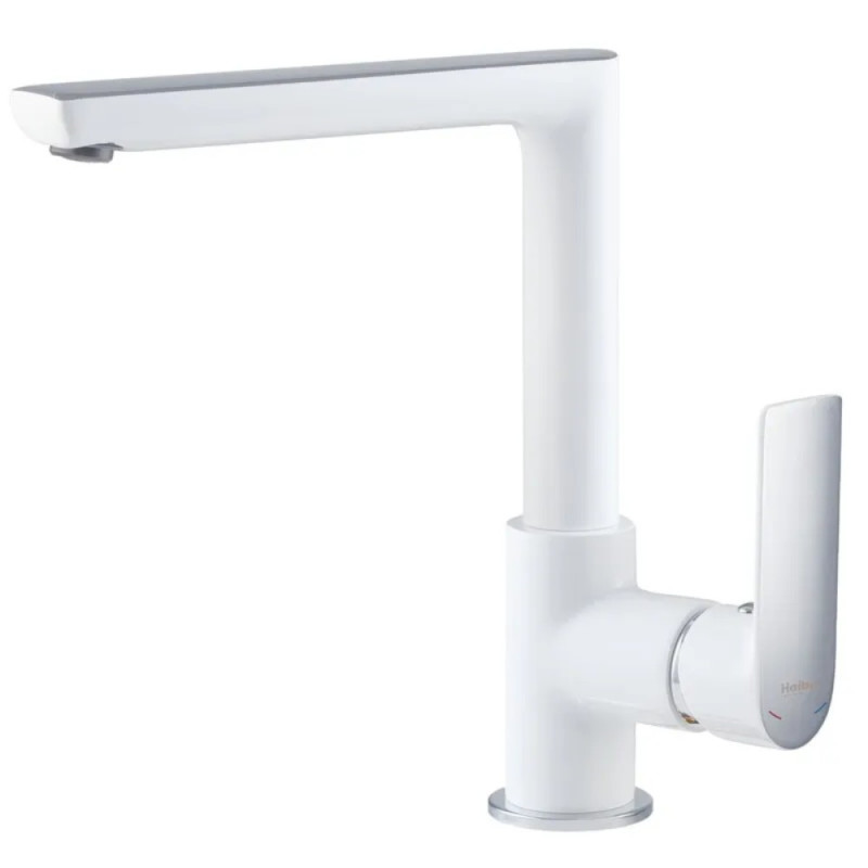 Змішувач для кухні HAIBA ALEX 018 WHITE-CHROME (HB9569)
