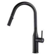 Кухонный смеситель с выдвижным изливом KOER KI-70004-05 (нерж. сталь) (KR3386)