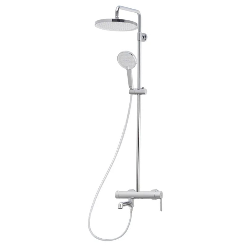 Душевая колонна со смесителем Koer KB-56029-01 3 функции, цвет хром (KR5481)