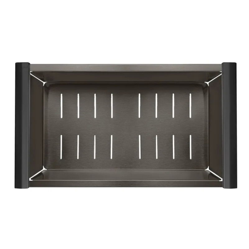 Сушилка для посуды Mixxus BAS-03 NANO-BLACK 420мм из нерж. стали (цвет графит) (MX1950)