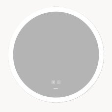 Дзеркало Zerix Solo MC02-80 з LED Touch, Anti-fog, димером, регулятором яскравості (ZX6066)