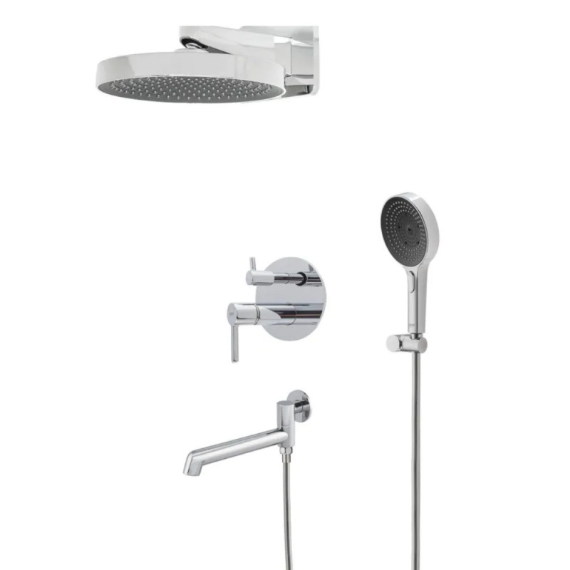 Вбудована душова система Koer KB-66029-01 3 функції, колір хром (KR5483)