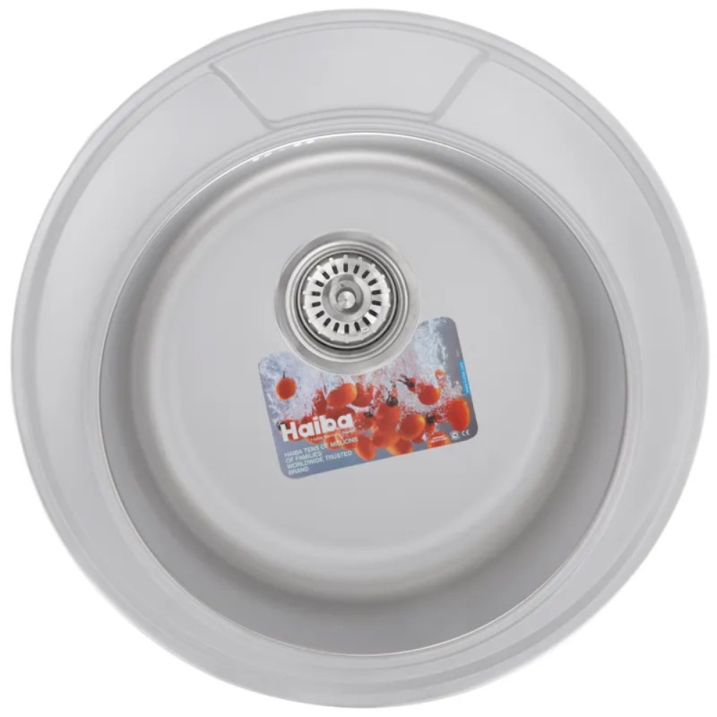 Мойка кухонная Haiba 490 (decor) (HB0532)