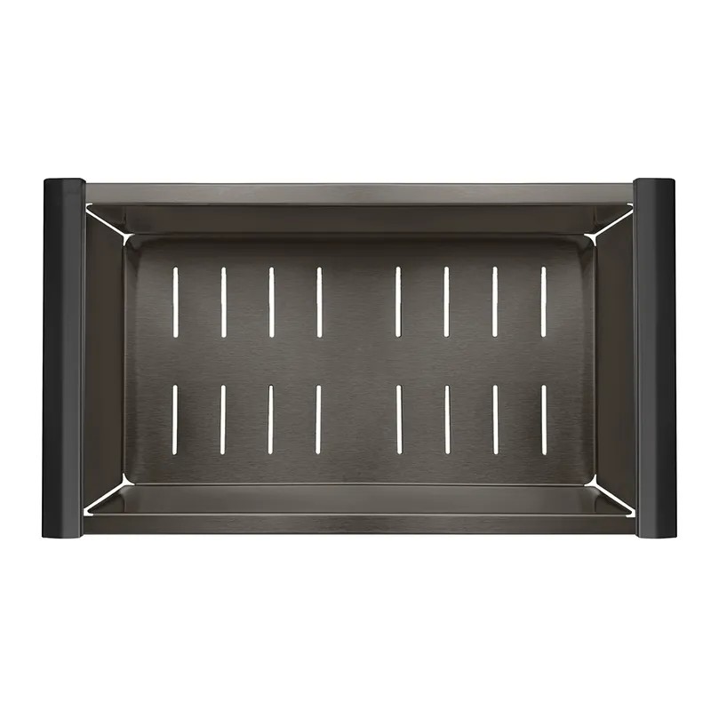 Сушилка для посуды Mixxus BAS-02 NANO-BLACK 440мм из нерж. стали (цвет графит) (MX1949)