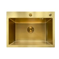 Мойка Mixxus MH5843 Micro Decor Brushed Gold (3.0/0.8) из нерж. стали (цвет матовое золото) (MI8218)