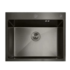 Мийка MIXXUS MH5843 GRAPHITE (MH5843 NANO-BLACK) (3.0/0.8) з нерж. сталі (колір графіт) (MX1931)