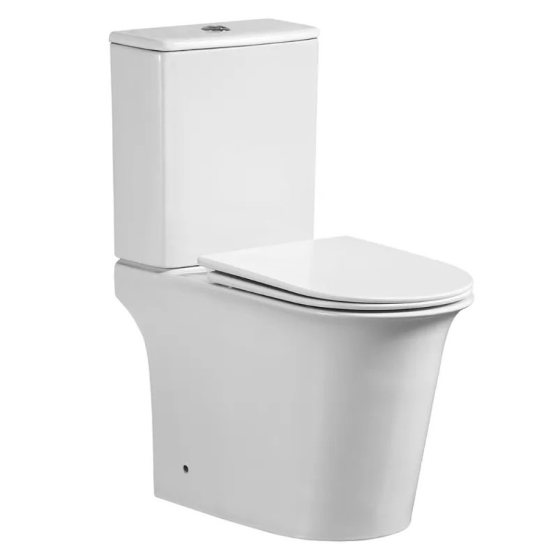 Унітаз-компакт Mixxus WAVE-0405-R 630х350х795mm, система змиву RIMLESS (MI6694)