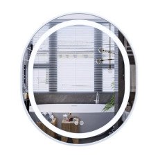 Зеркало Mixxus Premium ELLIPSE MV05-80x70-Reverse WHITE с Led Touch, Anti-fog, димером (3-6,5kK) (MP6645)