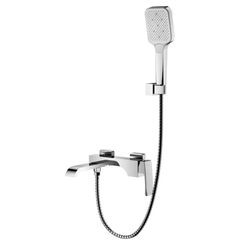 Смеситель для ванны с коротким изливом Koer KB-41037-01 (Цвет хром) (KR6004)