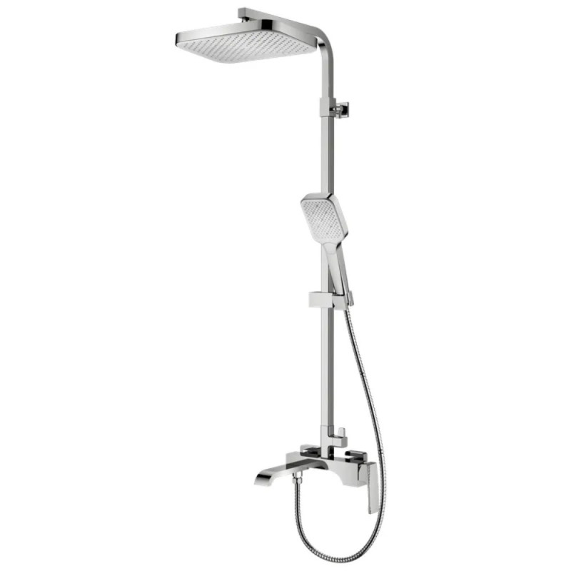Душевая колонна со смесителем Koer KB-56037-01 3 функции (Цвет хром) (KR6001)