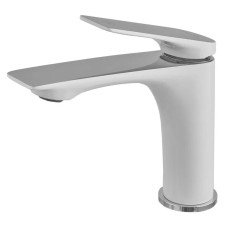 Смеситель для умывальника Mixxus Premium DERBY 001 (NUT) WHITE-CHROME (MI6613)