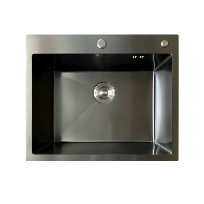 Мойка Mixxus MH5843 Micro Decor Graphite (3.0/0.8) из нерж. стали (цвет графит) (MI8217)