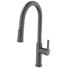 Змішувач для кухні з висувним виливом Mixxus Premium PULL 014 GRAPHITE (MI6959)