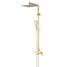 Душевая колонна со смесителем Koer KB-56009-12 3 функции (Цвет матовое золото) (KR5989)