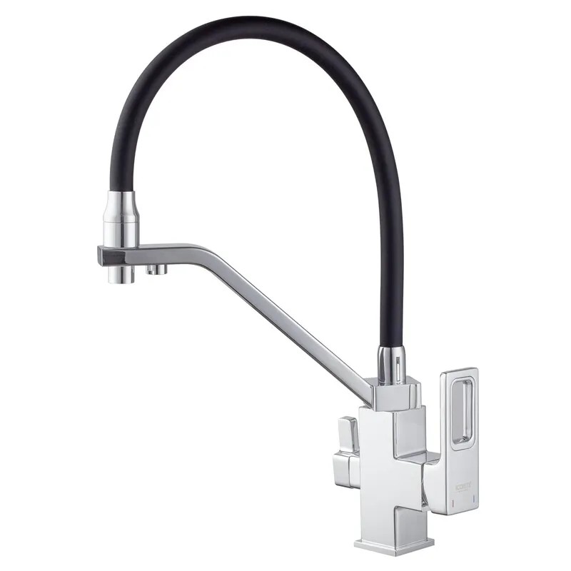 Смеситель для кухни Koer KB-72009-01 с выходом для питьевой воды (KR5006)