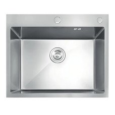 Мийка з нержавіючої сталі MIXXUS MH5843 DECOR SS COLOR (MH5843 DECOR NANO-SILVER) (3.0/0.8) колір нержавійка (MI7041)