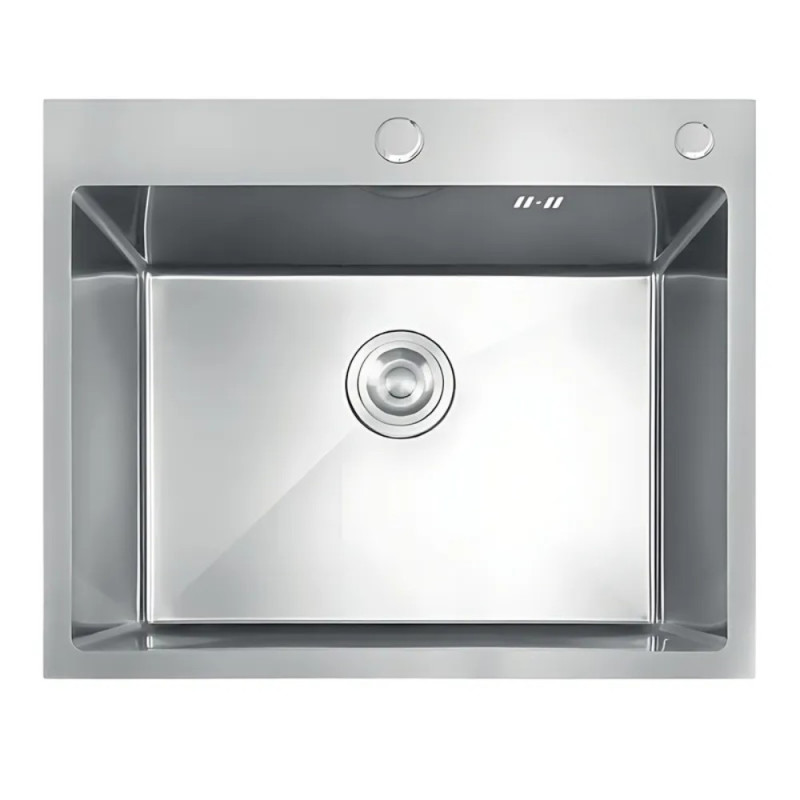 Мойка из нержавеющей стали MIXXUS MH5843 DECOR NANO-SILVER (3.0/0.8) цвет нержавейка (MI7041)