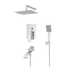 Встраиваемая душевая система со смесителем Koer KB-66007-01 (Цвет хром) (KR3464)