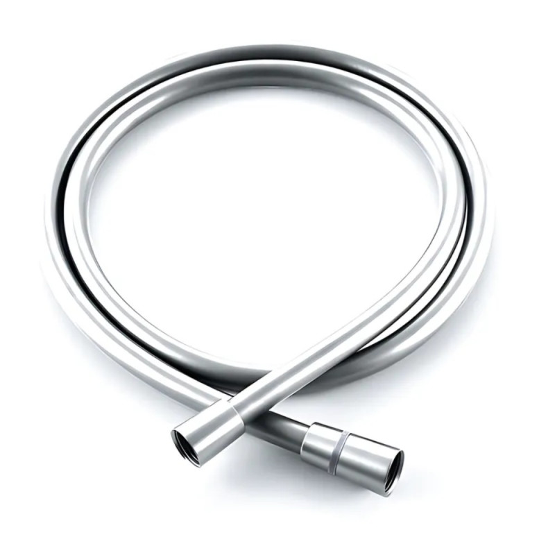 Шланг для душу силіконовий KOER KB-0804-125-01 CHROME 125 см, колір хром (KR5667)