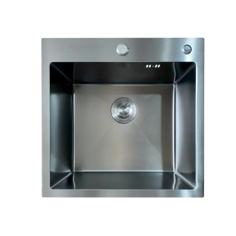 Мойка Mixxus MH5050 Micro Decor Graphite (3.0/0.8) из нерж. стали (цвет графит) (MI8213)